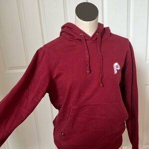 Philadelphia Phillies maroon sweatshirt in a women’s medium